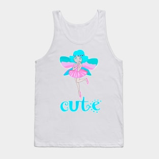 Cute Pixie Girl Tank Top